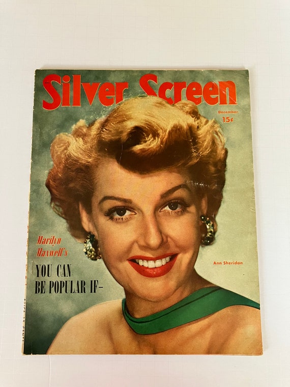 Silver Screen Magazine December 1949 Ann Sheridan Cover