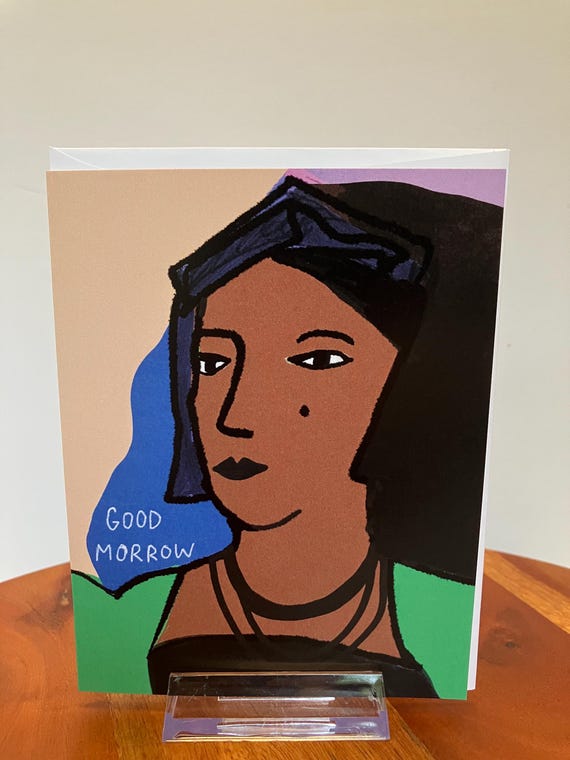 A2 Greeting Card - Tudor Good Morrow