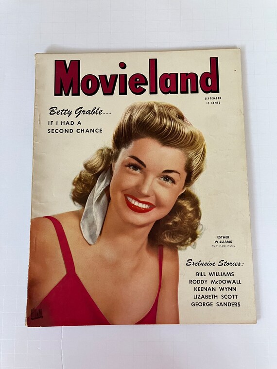Movieland Magazine September 1945 Esther Williams Cover