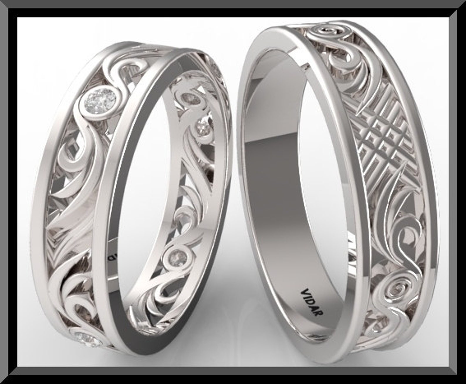 His and Hers Wedding BandsMatching Wedding Bands