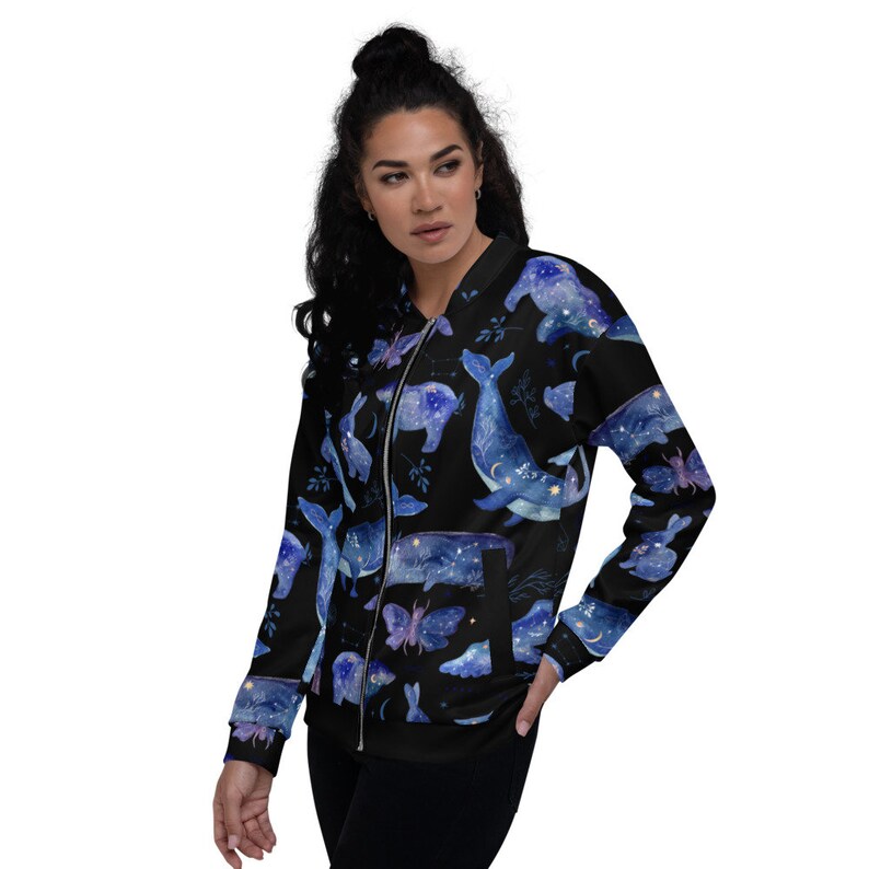 Unisex Bomber Jacket Mystic Animal