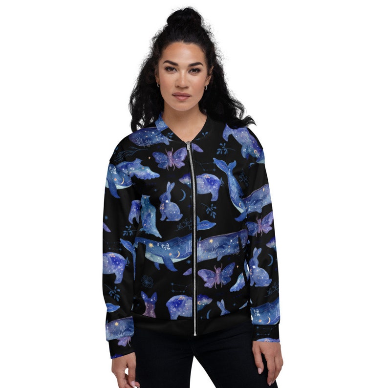 Unisex Bomber Jacket Mystic Animal