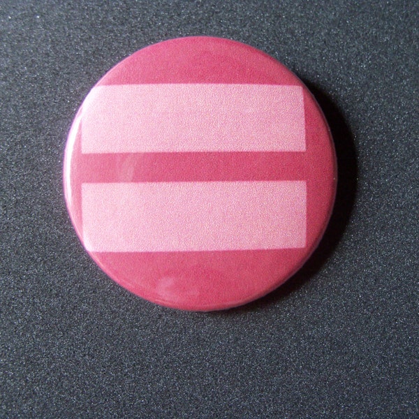 Equality Button - LGBT Marriage Equality Button 1.5in Pin - Gay Pride - LGBTQIA - Gay, Lesbian, Bi, Queer, Trans, Genderqueer, Ally, love