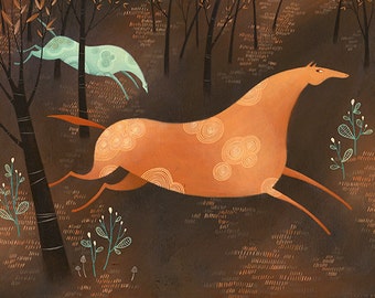 Beyond The Pale. Open edition Giclee print by Tracie Grimwood.