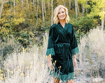 winter wedding robes