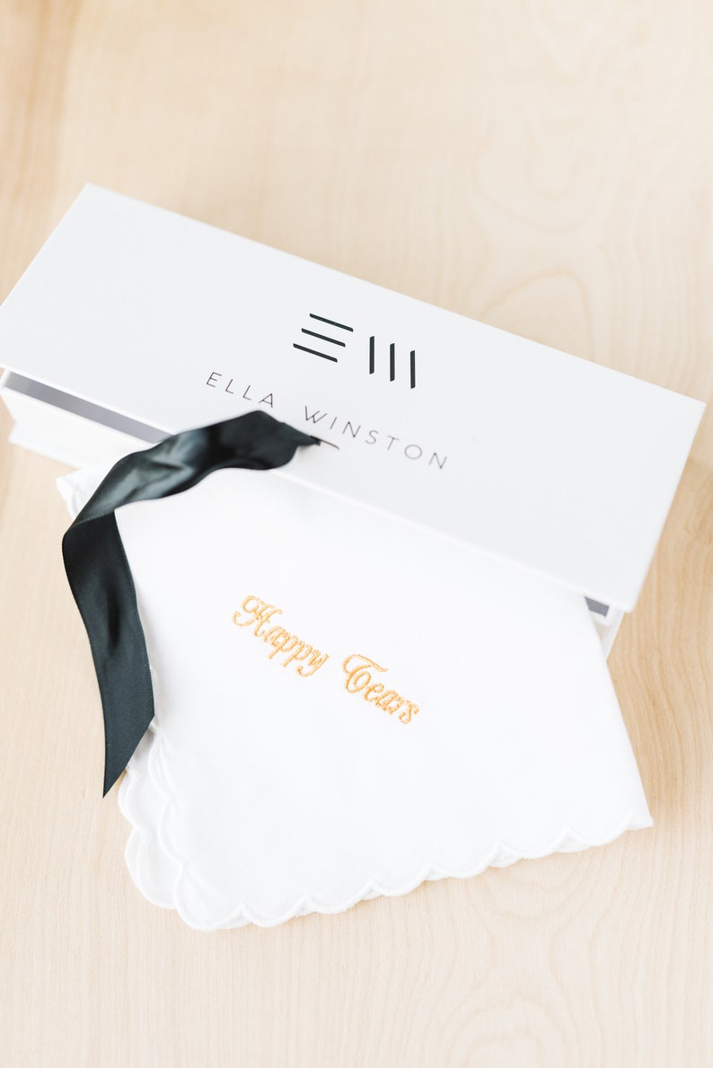 Personalized Father of the Groom Handkerchief, Father of the Groom Gift From The Groom, Gift From Groom To Father On Wedding Day image 8