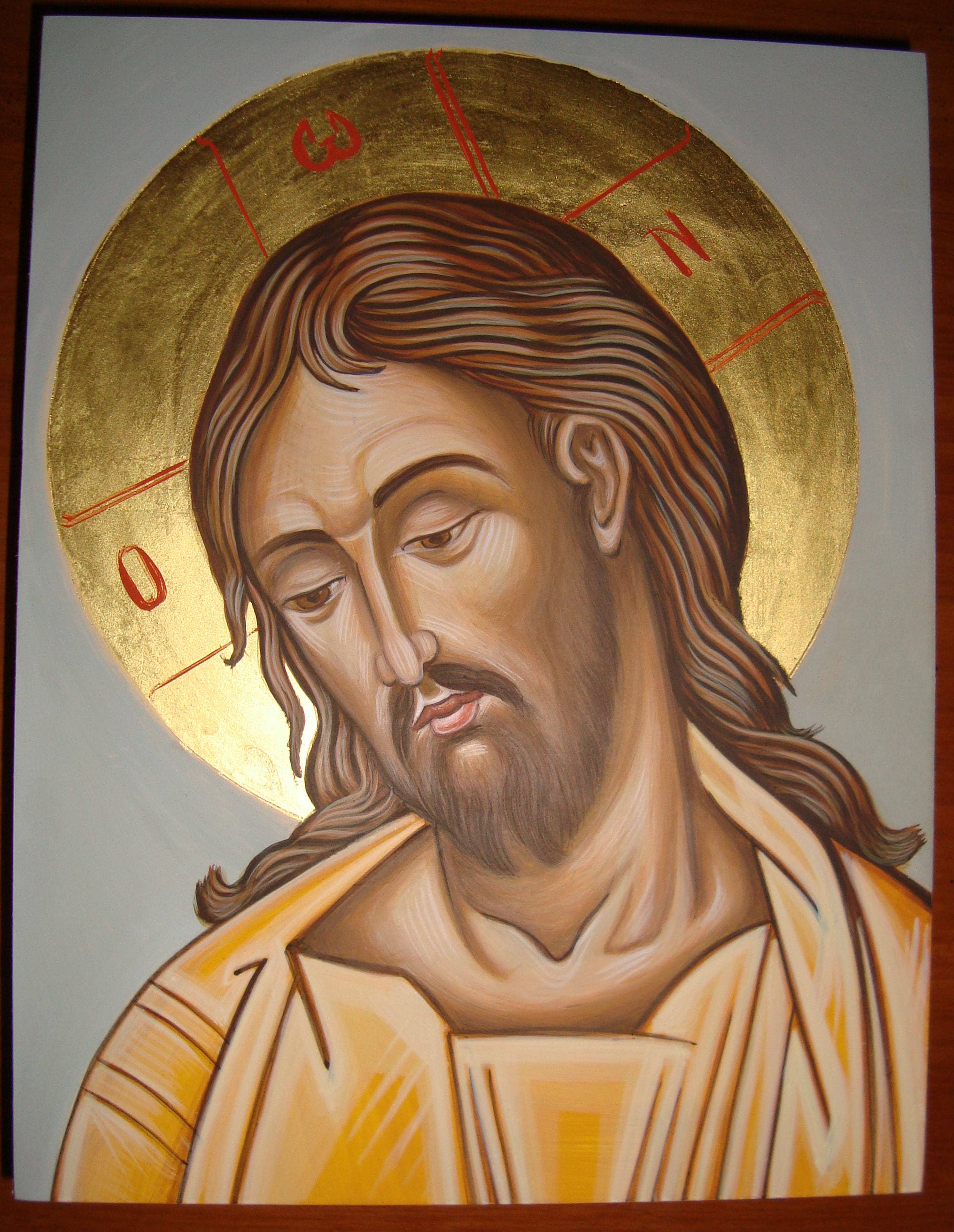Written byzantine icon.rAll icons are direct from the artist. Jesus Christ Hand-Painted Written byzantine icon.rAll icons are direct from the artist. Jesus Christ Hand-Painted