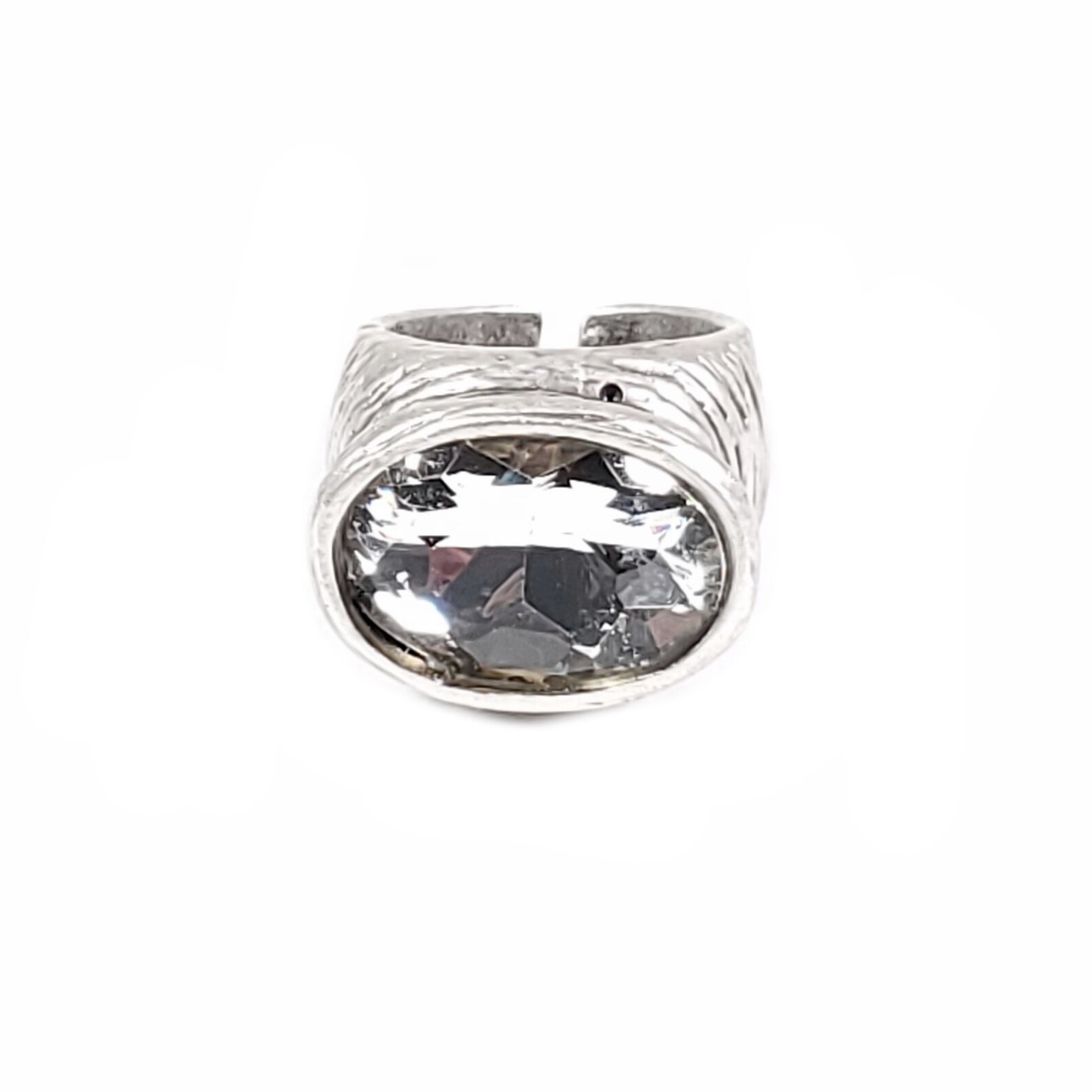 Bague en étain réglable taille Boho faite à la main plaquée argent avec — free download