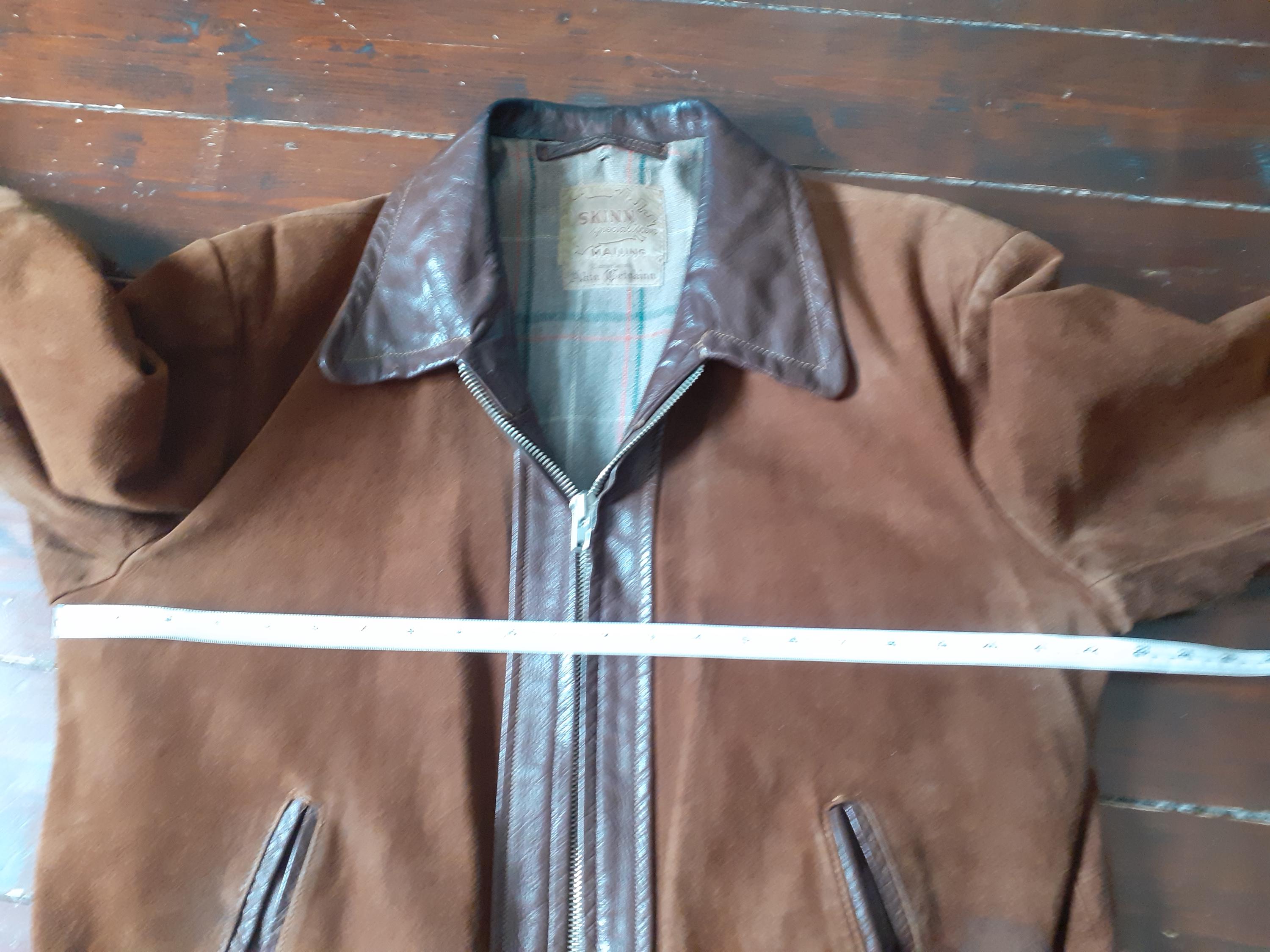 Leather Jacket Suede 1930 1940 1950 Buckle Back Lovely Condition