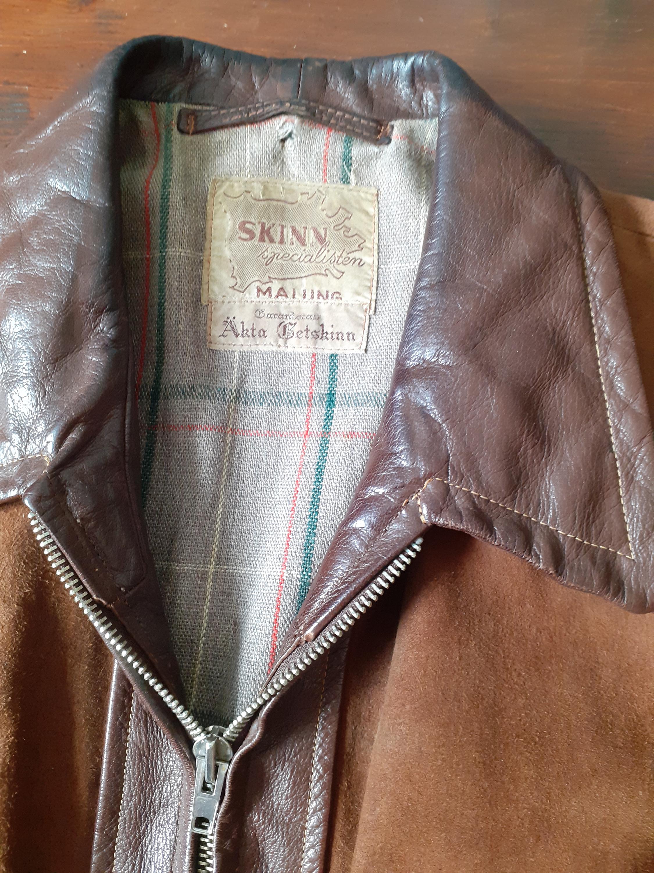 Leather Jacket Suede 1930 1940 1950 Buckle Back Lovely Condition