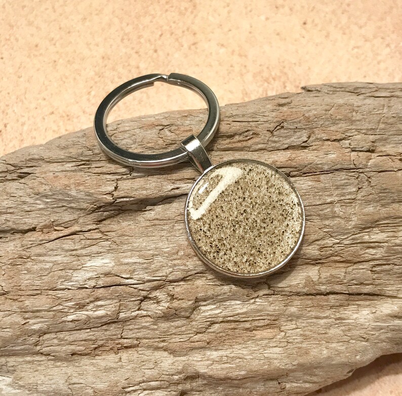 Beach Sand Keychain Keychain Souvenir Keychain Custom Etsy