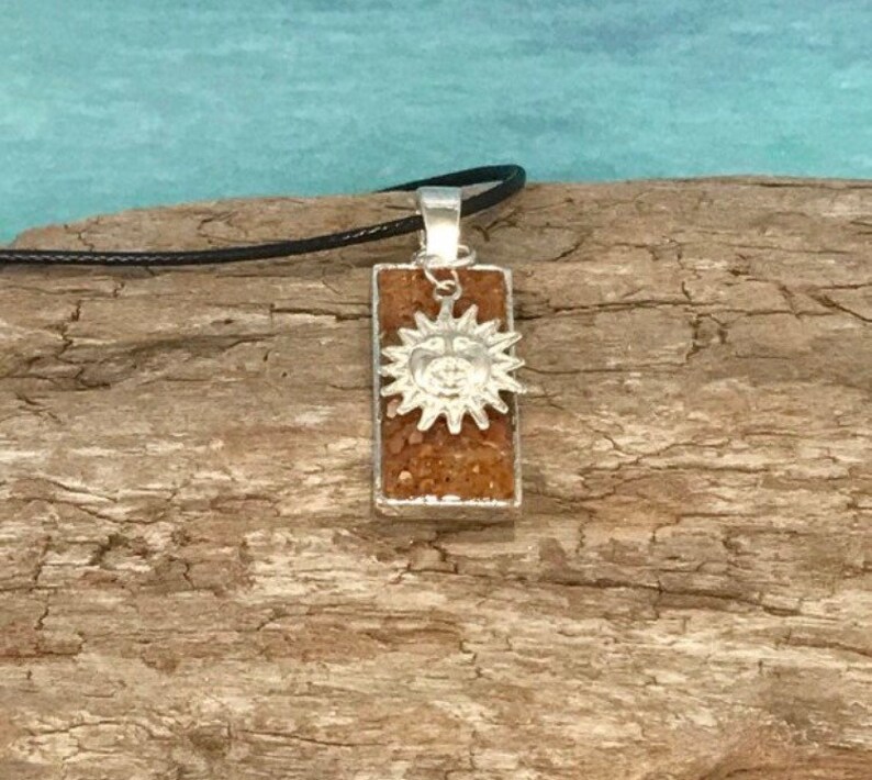 Beach Sand Necklace Beach Sand Jewelry Beach Jewelry Etsy