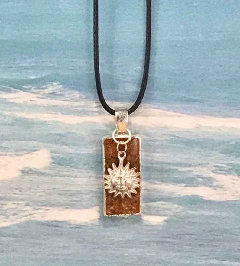 Beach Sand Necklace Beach Sand Jewelry Beach Jewelry Etsy