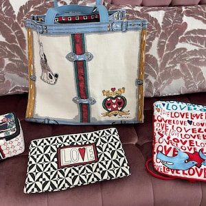 brighton travel makeup bag Wild Love Cosmetic – Daisy Lane Gifts LLC BRIGHTON Red Black Heart Cosmetic