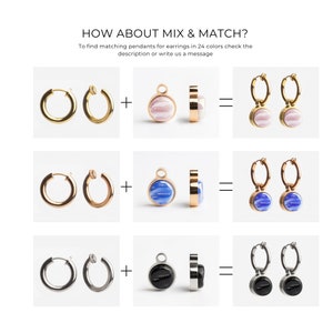 Clip on earrings for women in rose gold silver boho style dangle clips fake earrings hoop image 10