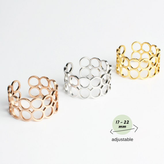 Friendship Rings for 2 in Gold Rose 