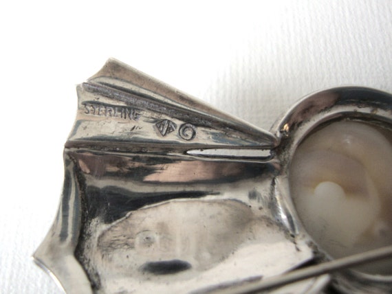 Judith Jack Vintage Sterling Silver Bow Brooch Se… - image 5