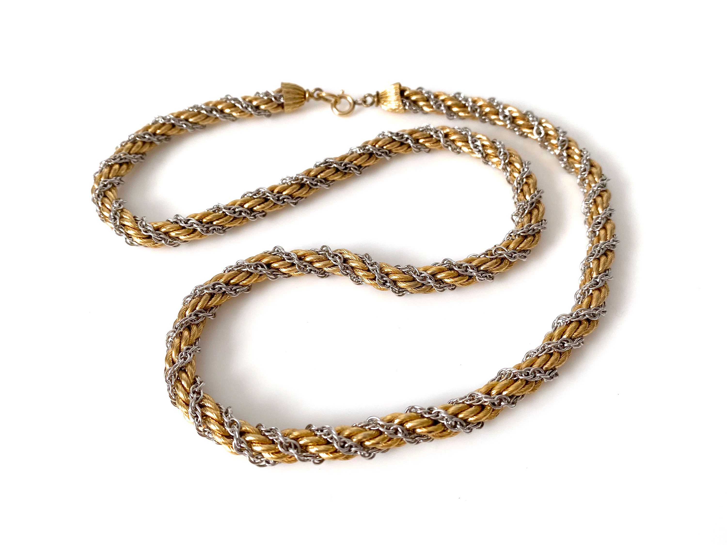 Napier 12K Gold Filled Rope Necklace in 