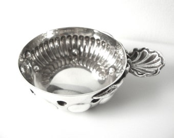Antique French Sterling Silver Wine Taster Cup By Henin & Cie