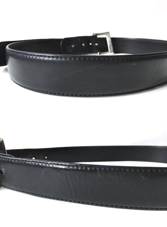 Mens Claudio Calestani Sterling Silver Buckle Set on 1.5 Inch