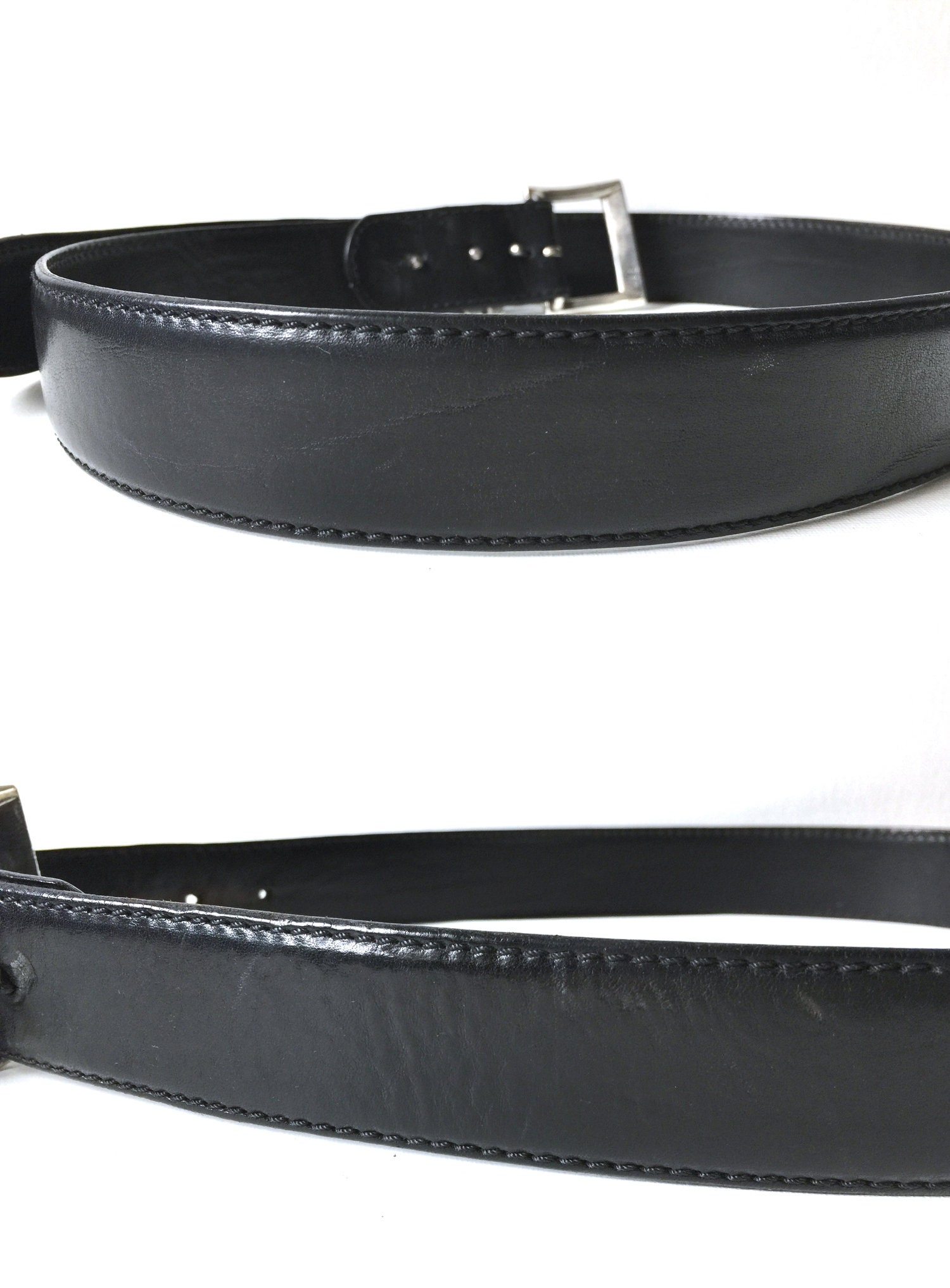 Mens Claudio Calestani Sterling Silver Buckle Set on 1.5 Inch