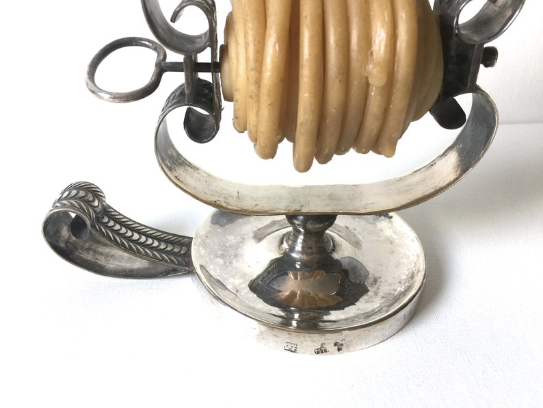 Antique Spanish Silver Wax Jack or Wax Taper Holder Etsy UK