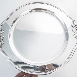 Vintage Ravinet D’Enfert Silver Plate Serving Tray Made In France