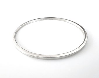 Allan Adler Sterling Silver Bangle Bracelet