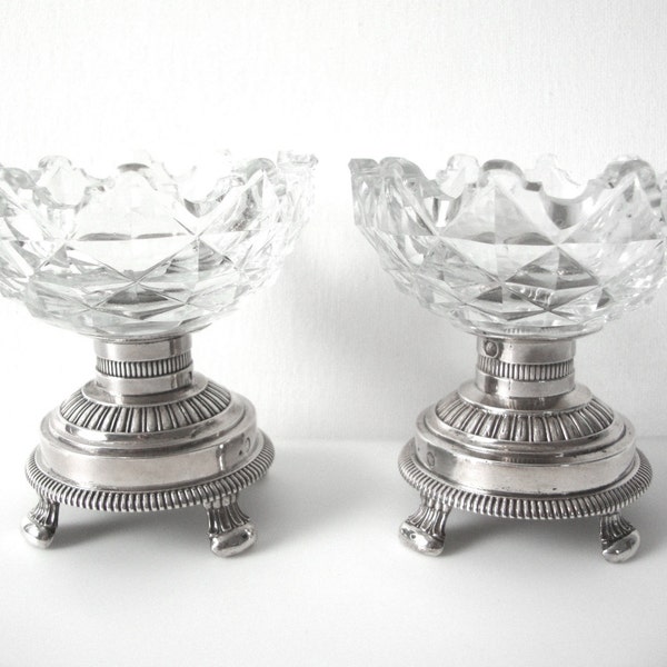 Antique Salt Dishes Etsy