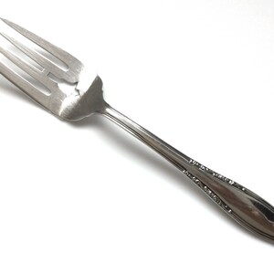 Leonore by Manchester Sterling Silver Cold Meat Fork 8 1/4”