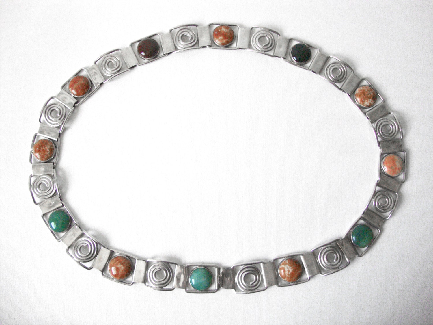 Multi Colored Stone Belt - Etsy display picture 1