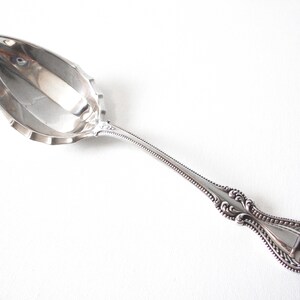 Towle Old Colonial Sterling Silver Winged Serving Spoon Pattern 1895