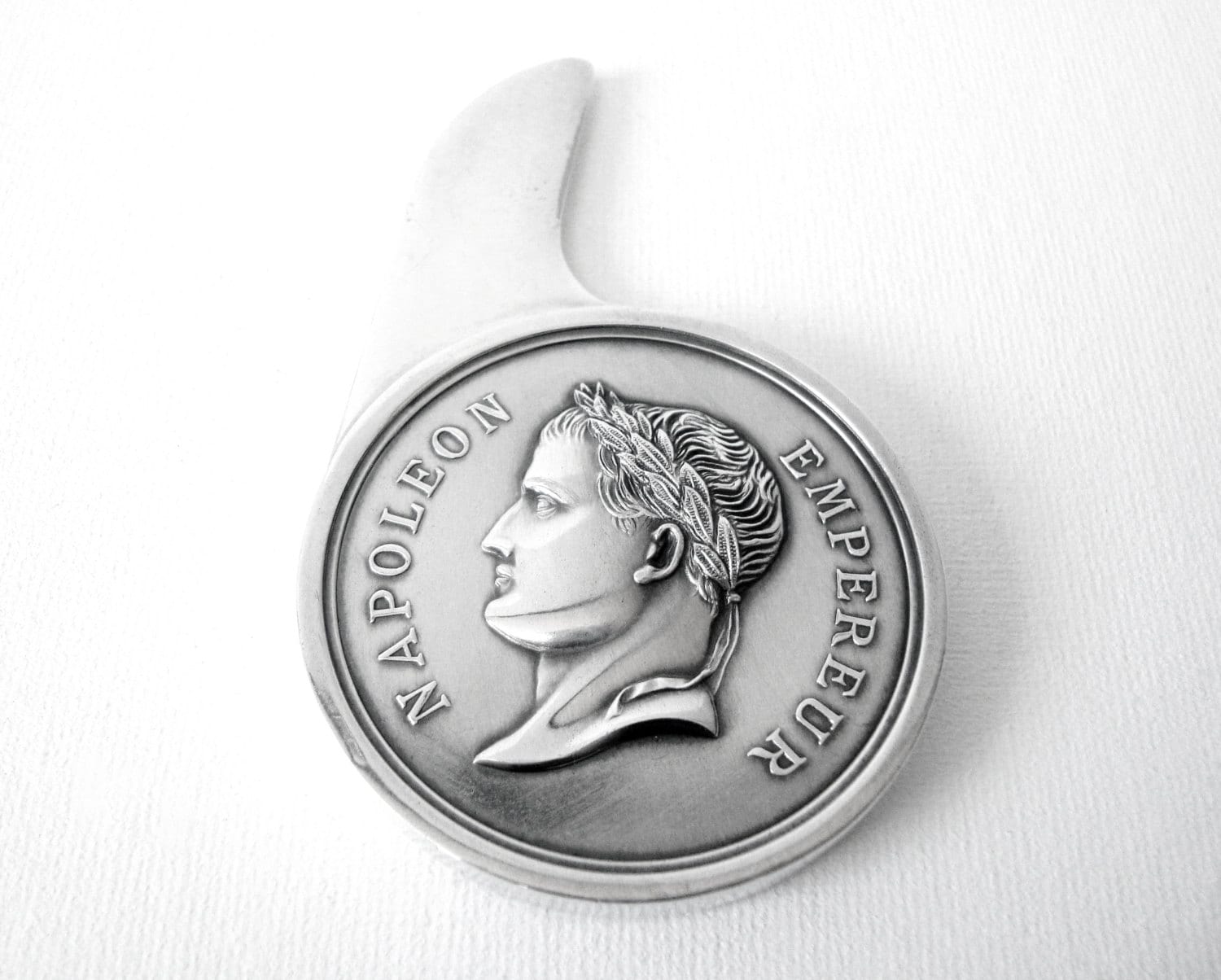 Christofle Silver Plate Letter Opener With Napoléon III Paris