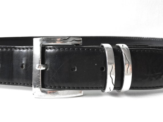 小物 Claudio Calestani Silver 925 belt Mens Claudio Calestani Sterling Silver Buckle Set on 1.5 Inch