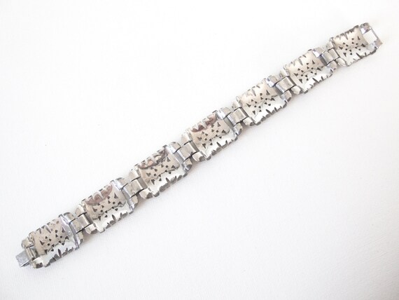 Trifari KTF Deco Crystal Rhinestone Linked Bracel… - image 4