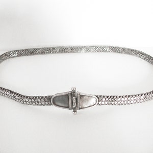 Mens Claudio Calestani Sterling Silver Buckle Set on 1.5 Inch