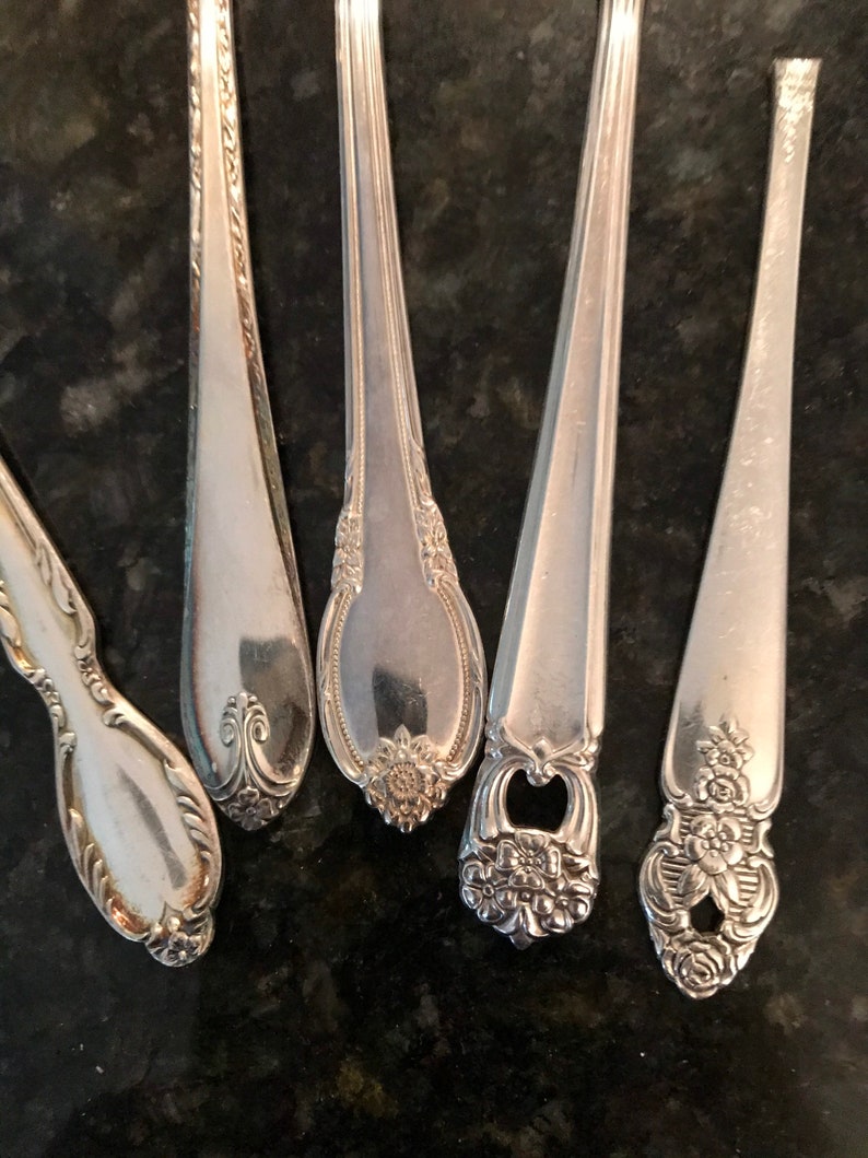 20 Bulk Flatware Silverplate cut ends/handles blanks. Etsy