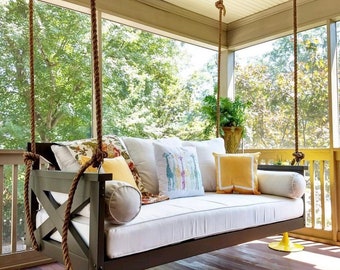 Porch Swing Bed Etsy