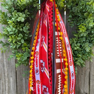 Kansas City Chiefs Ribbon Set, Kansas City Chiefs ribbon, Kansas City chiefs wreath, ribbon bundle, ribbon set, nfl wreath, wreath ribbons
