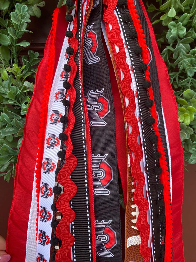 Ohio State Ribbon Set, Ohio State Wreath Ribbon Set, Coffee Filter ...