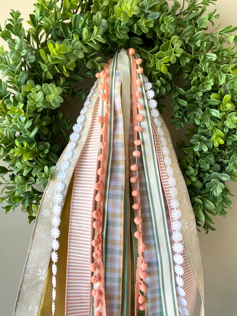 Spring Breeze Ribbon Set, Ribbon Set, Wreath Ribbon Sets, Ribbon