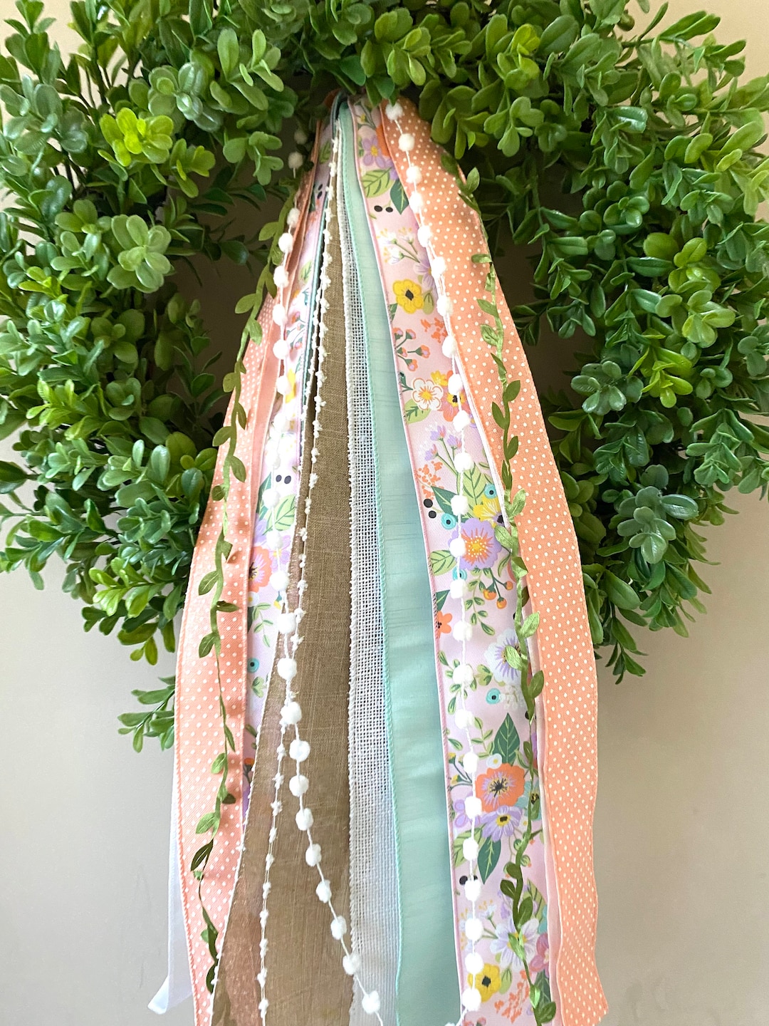 Spring Blossoms Ribbon Set, Ribbon Set, Clip on Ribbon Set, Spring ...