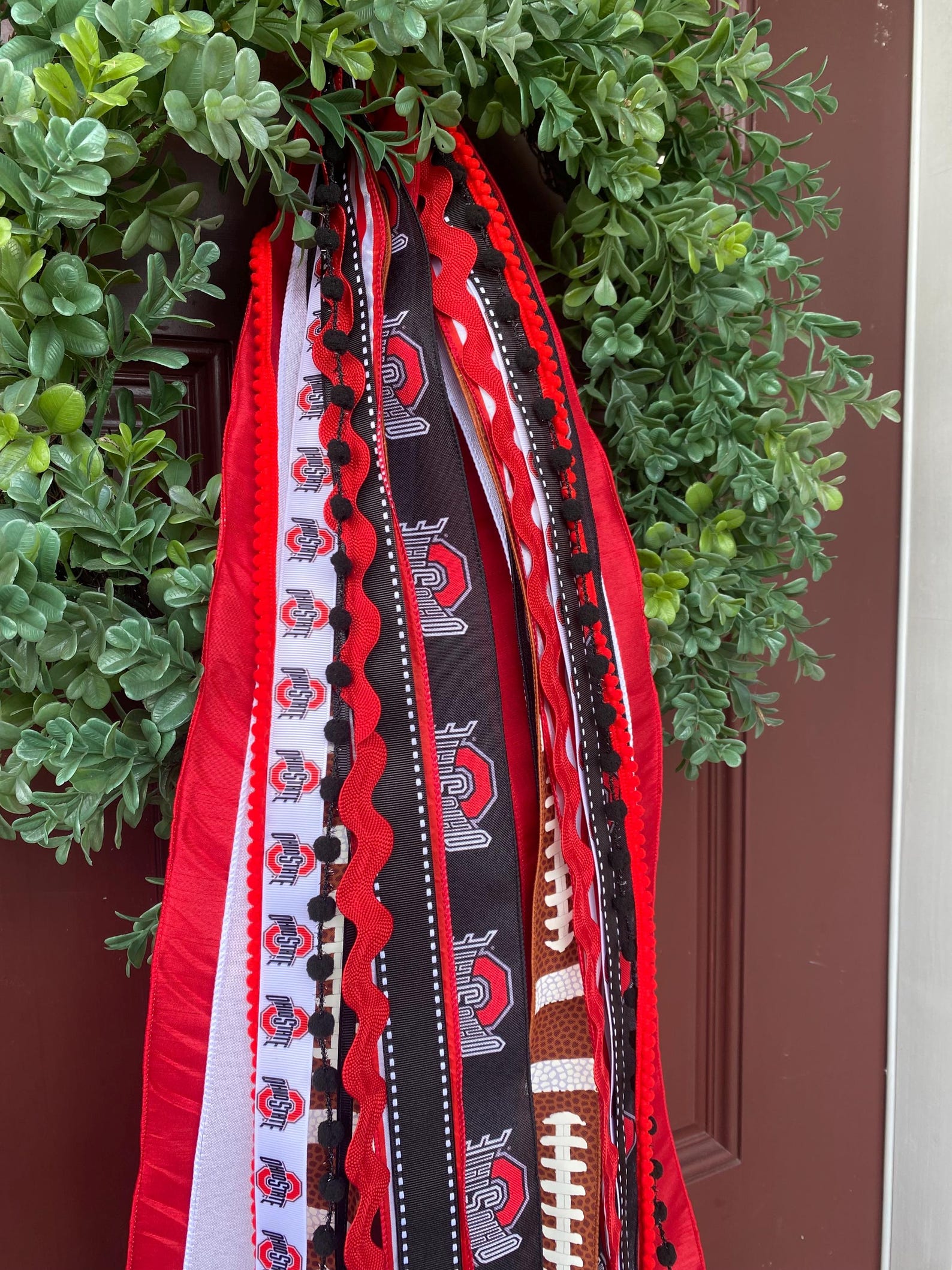 Ohio State Ribbon Set, Ohio State Wreath Ribbon Set, Coffee Filter ...