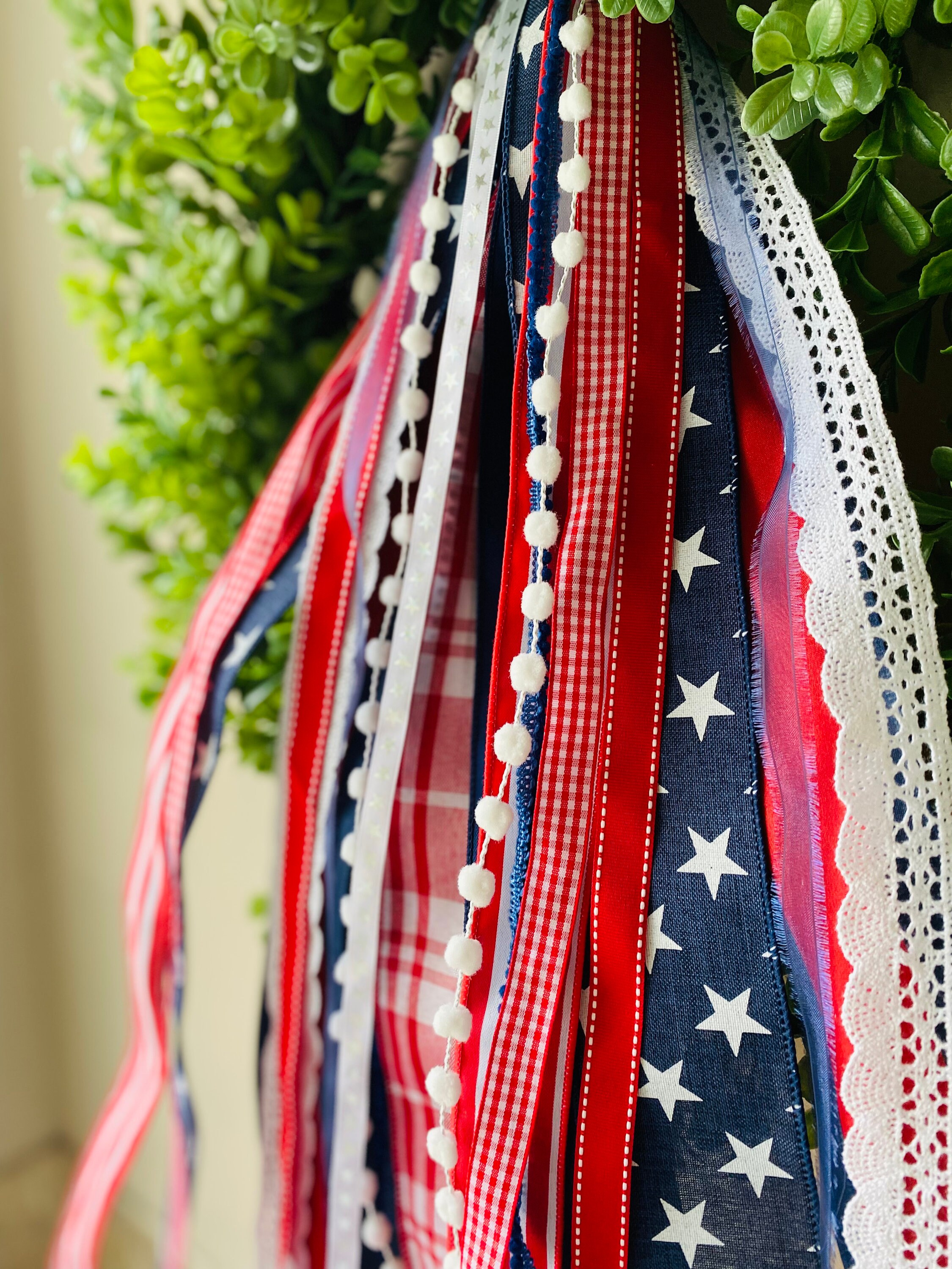 Flaglets Ribbon 4th of July Ribbon Set, Ribbon Bundle, Ribbons for Wreath, Summer ...