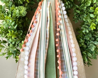Spring Breeze Ribbon Set, ribbon set, wreath ribbon sets, ribbon wreaths, coffee filter wreath ribbon, ribbon sets