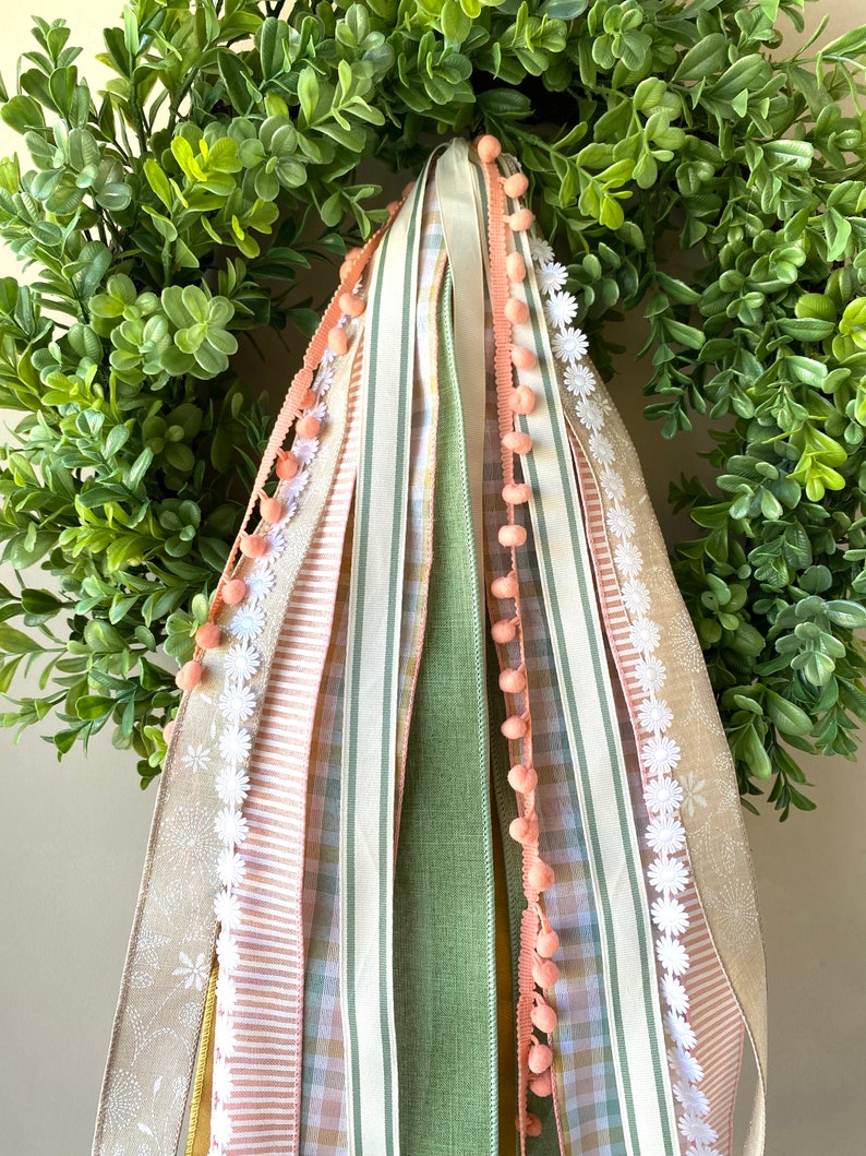 Spring Breeze Ribbon Set, Ribbon Set, Wreath Ribbon Sets, Ribbon