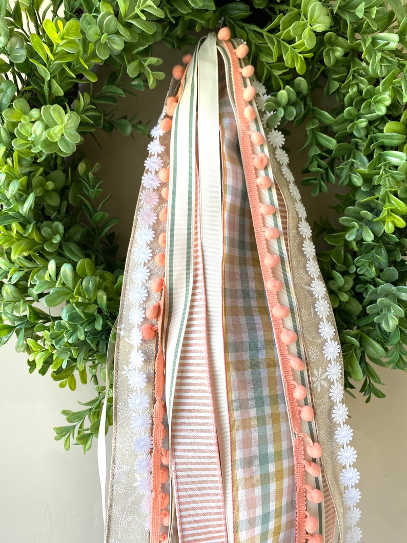 Spring Breeze Ribbon Set, Ribbon Set, Wreath Ribbon Sets, Ribbon