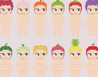 Sonny Angel Sweets Series Cross Stitch Pattern PDF Download - Etsy