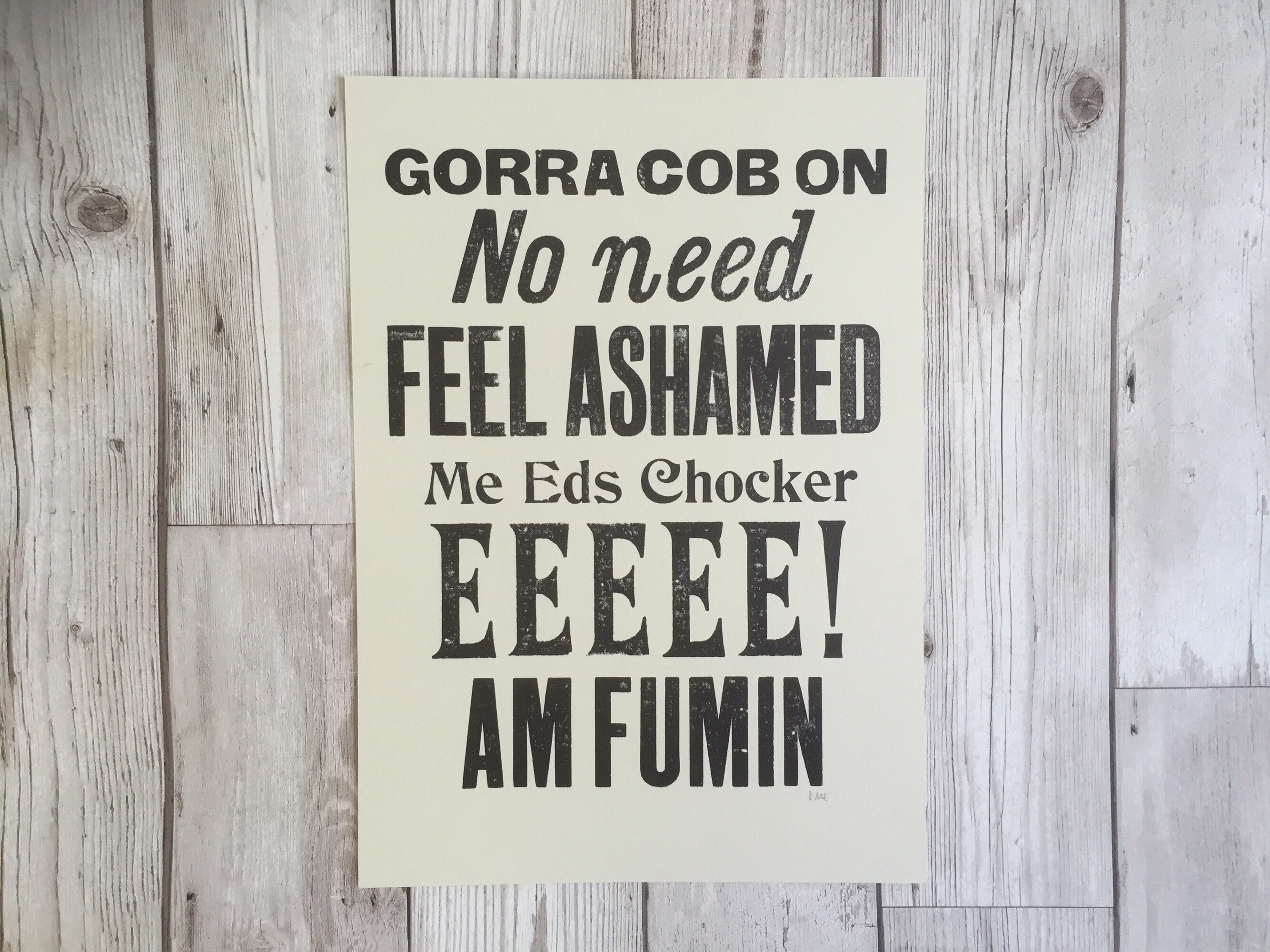 Liverpool Print Scouse Sayings Funny Scouse Sayings Etsy