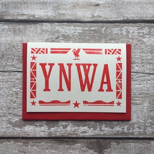 YNWA Liverpool Card Football Card LFC card Youll never walk alone card Card for Liverpudlian image 2